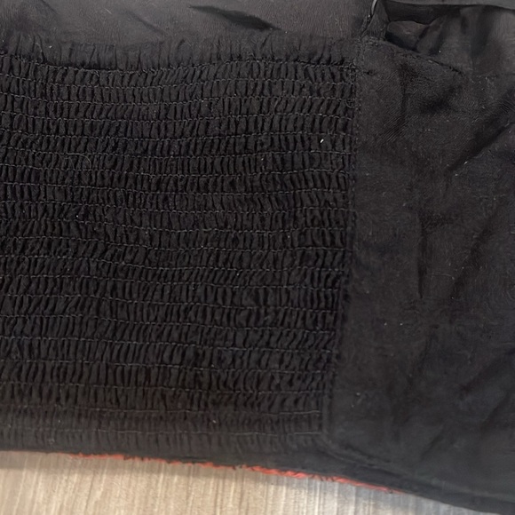 GUESS Womens Black Liberty Embroidered Crop Top Jet Size  XS - Picture 6 of 12